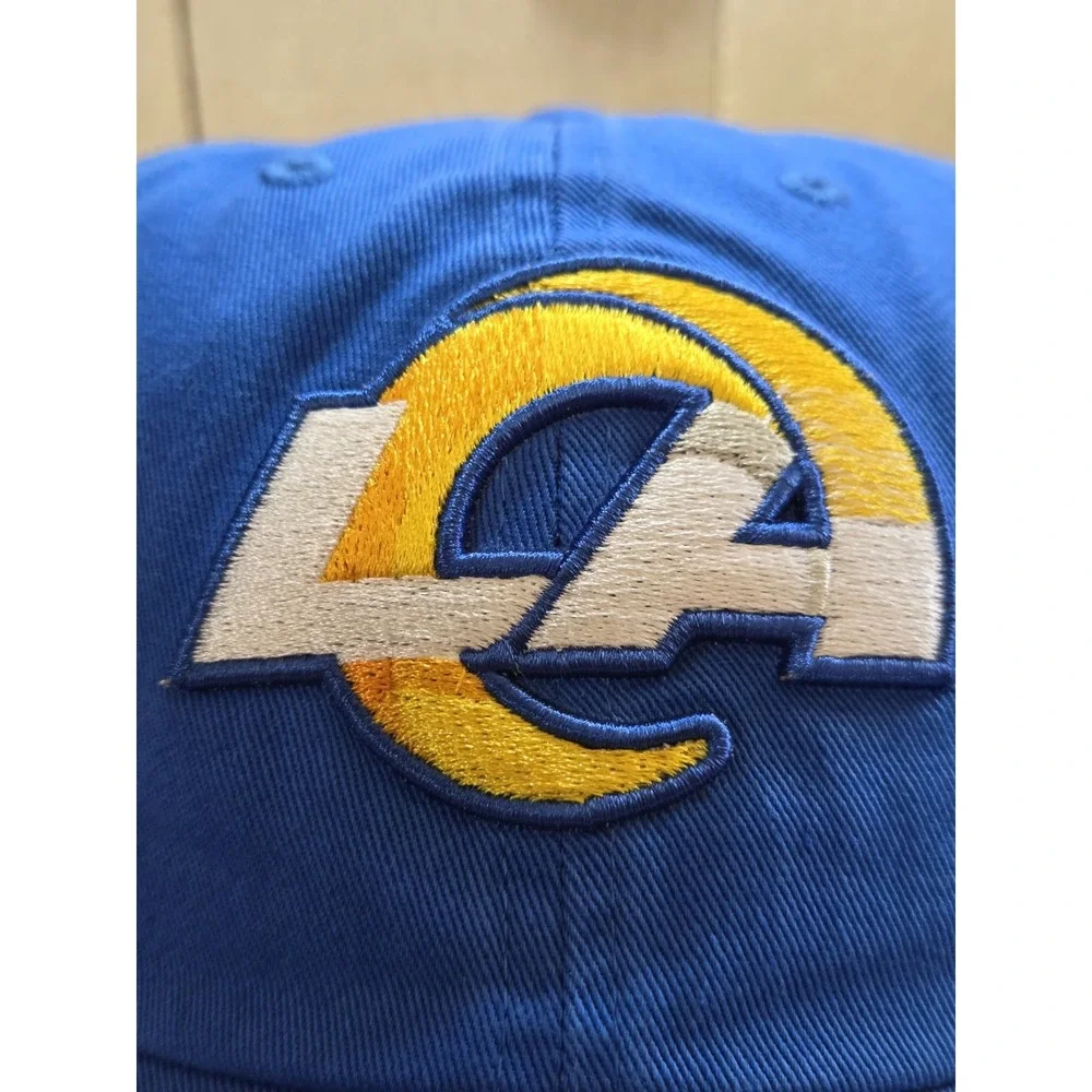 Los Angeles Rams 47 Clean Up Youth Adjustable Hat Blue NFL F-RGW29GWS-MO NWT